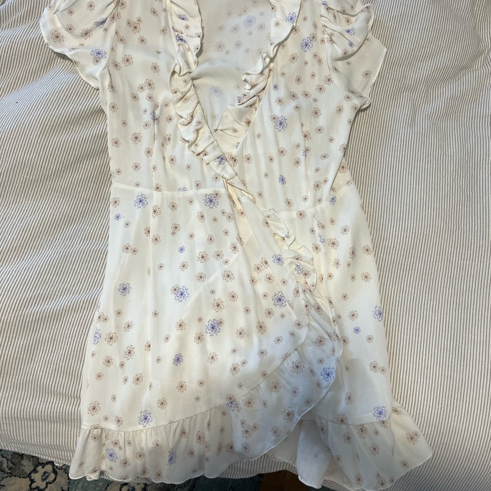 Aritzia Sunday Best New Ruffle Wrap Dress
